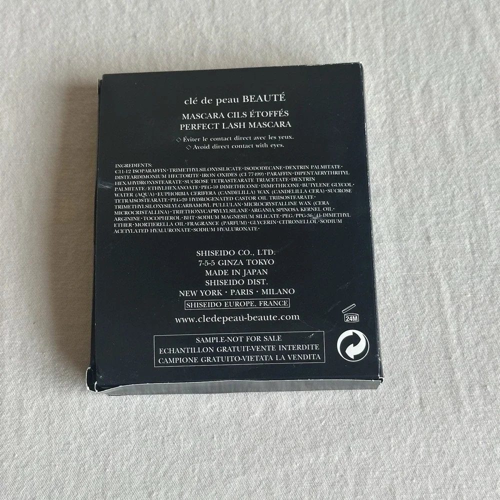 Cle De‎ Peau Beaute Perfect Lash Mascara # 1 Black Sample Size 3 ml